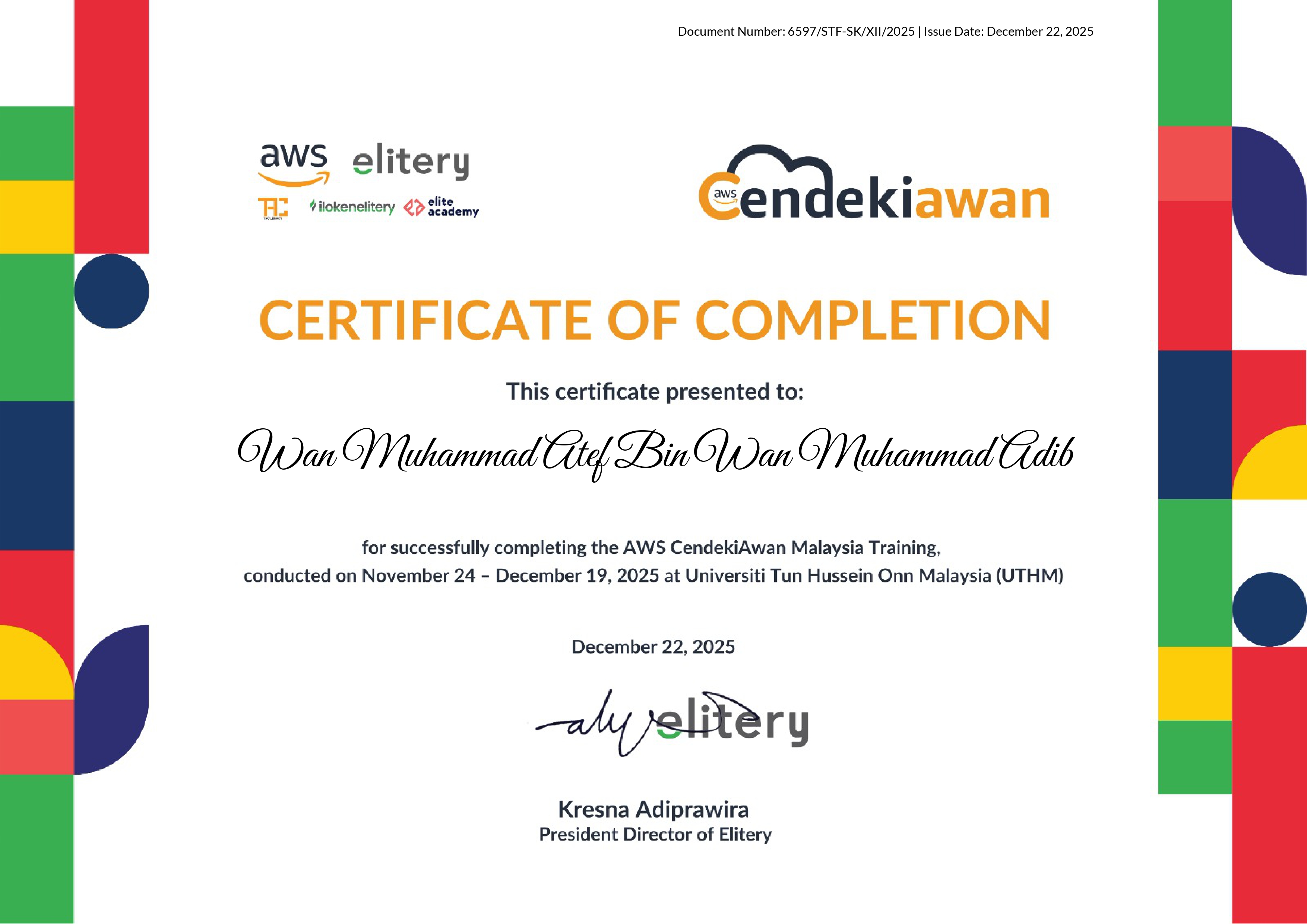 AWS Certificate